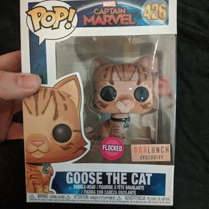 funko pop goose the cat flocked